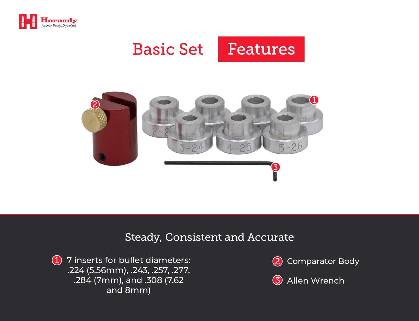 Hornady Lock-N-Load® Bullet Comparator Set