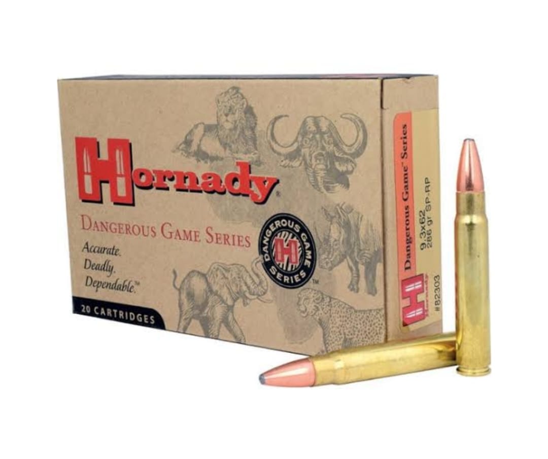 AMMO 9.3x62 286gr HORNADY SP-RP