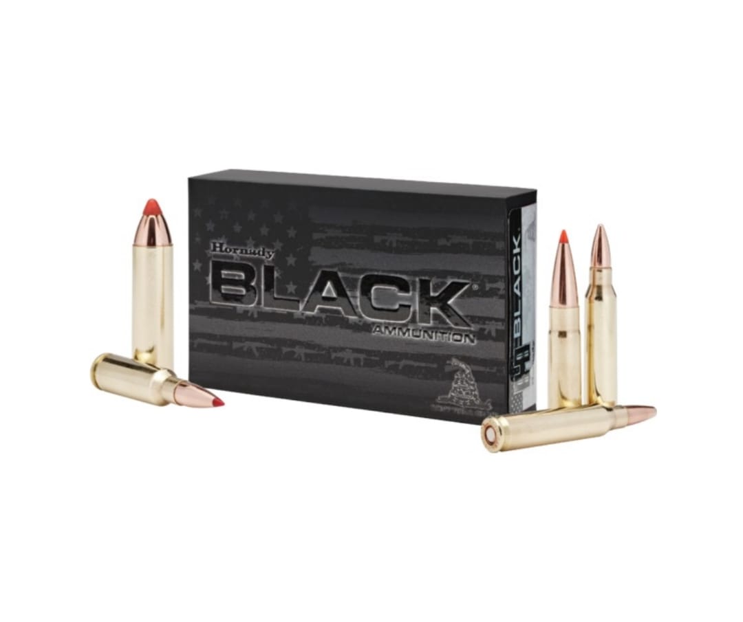 AMMO 224 VALKYRIE 75GR HORNADY BTHP BLACK