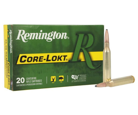 AMMO 25-06REM 120GR REMINGTON CORE LOKT PSP