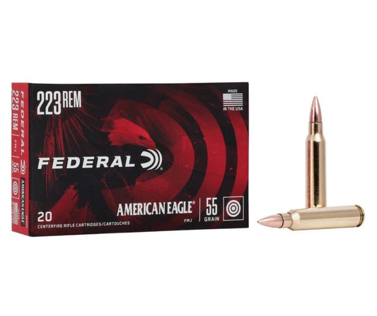 AMMO FEDERAL 223REM 55GR FMJ BT (20)