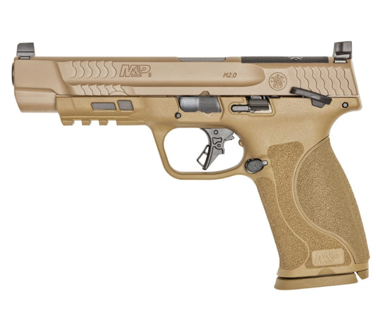 PISTOL 9MMP SMITH & WESSON M&P 5" 2.0 OPTIC READY TS FDE