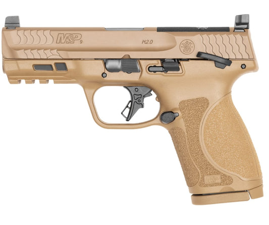 PISTOL 9MMP SMITH & WESSON M&P9 M2.0 COMPACT OR TS FDE