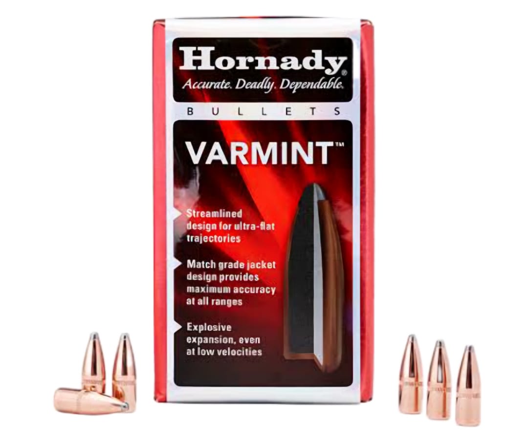 HORNADY BULLETS 224CAL 55GR VARMINT SP