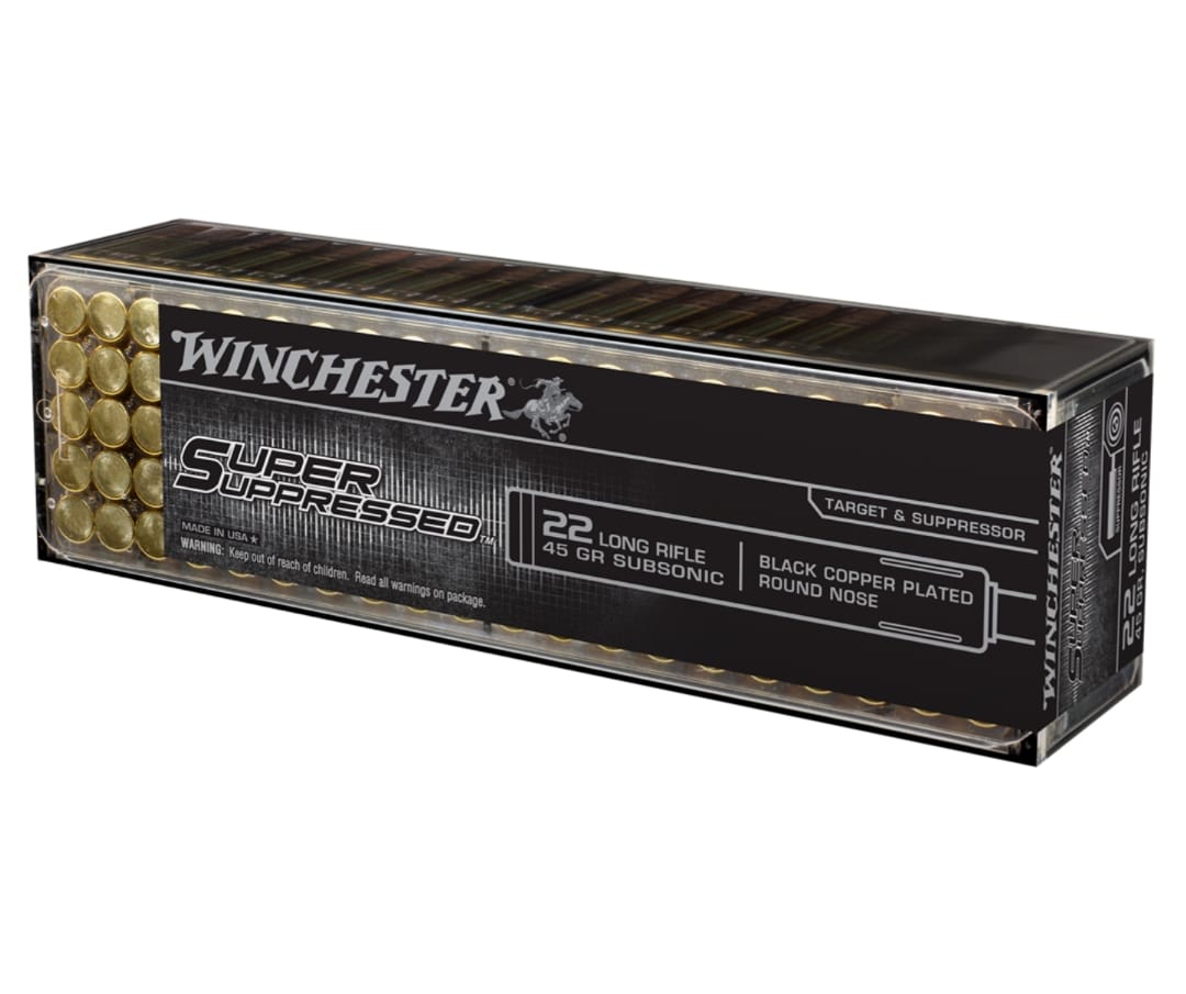 WINCHESTER AMMO 22LR 45GR SUPER SUPRESSED (100)